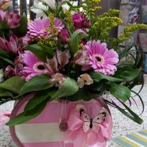 FLOWERS IN BOX
